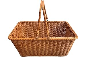 Wicker Storage Basket with Handles - Your Premium Storage Solution