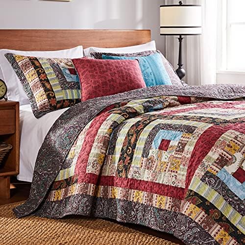 Buy Greenland Home 3-Piece Andorra Quilt Set King Multicolor Online in