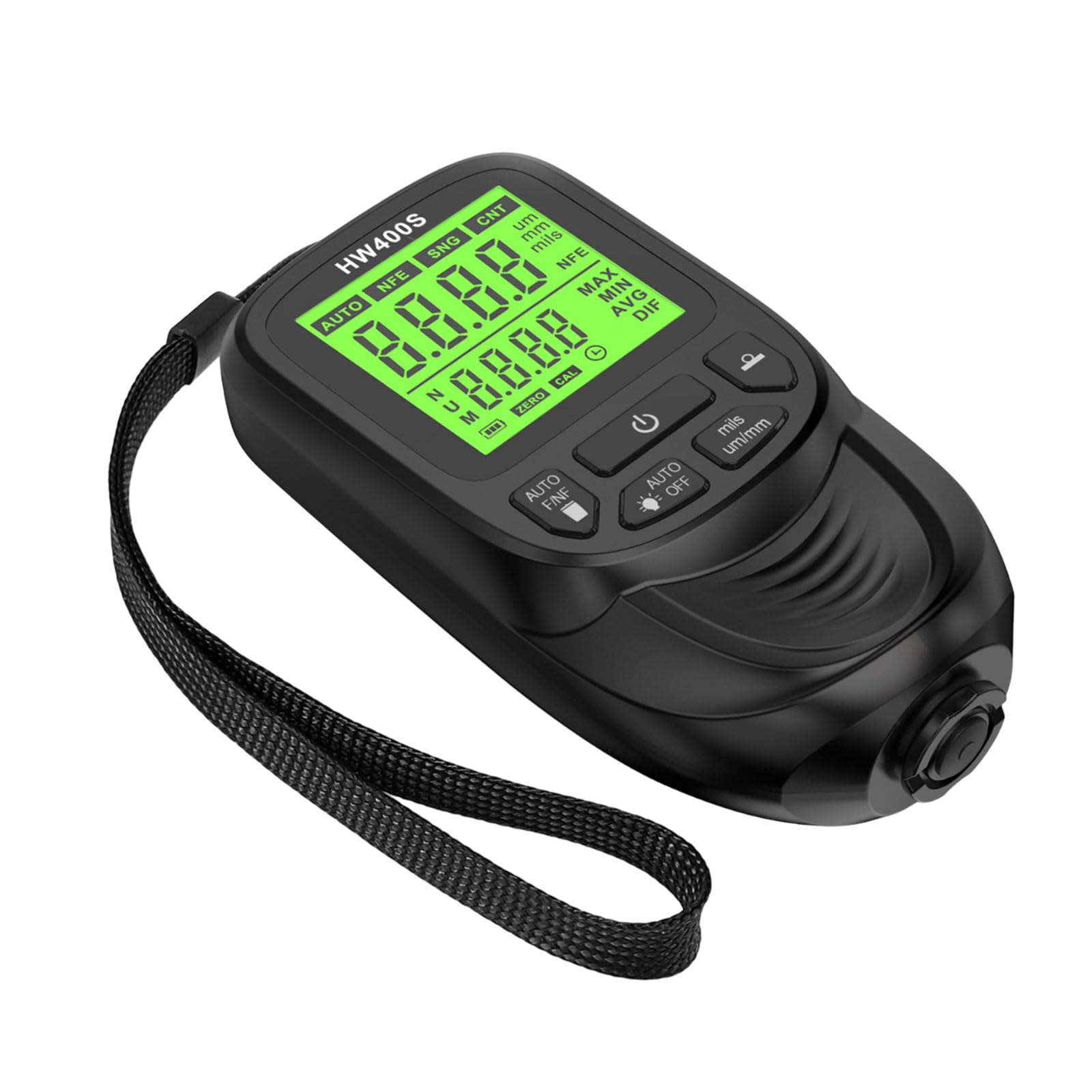 Digital Coating Thickness Gauges Paint Thickness Meter Paint Meter for Automotive Measurement 0-2000μm LCD Display