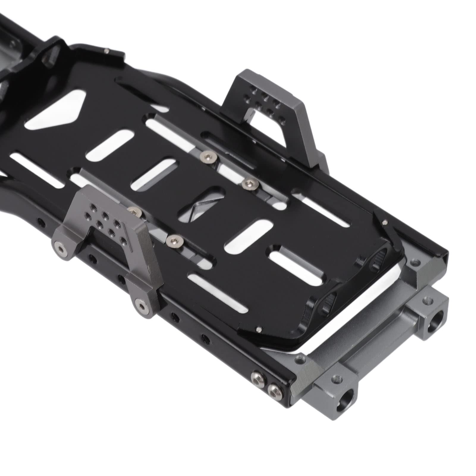 Do obudowy metalowej RC w skali 1:10, 2 opcje przekładni, tryb 2-biegowy, rozstaw osi 313 mm, przednia przekładnia, materiał ze stopu aluminium, błyszczący układ napędowy, (kolor kolorowy)