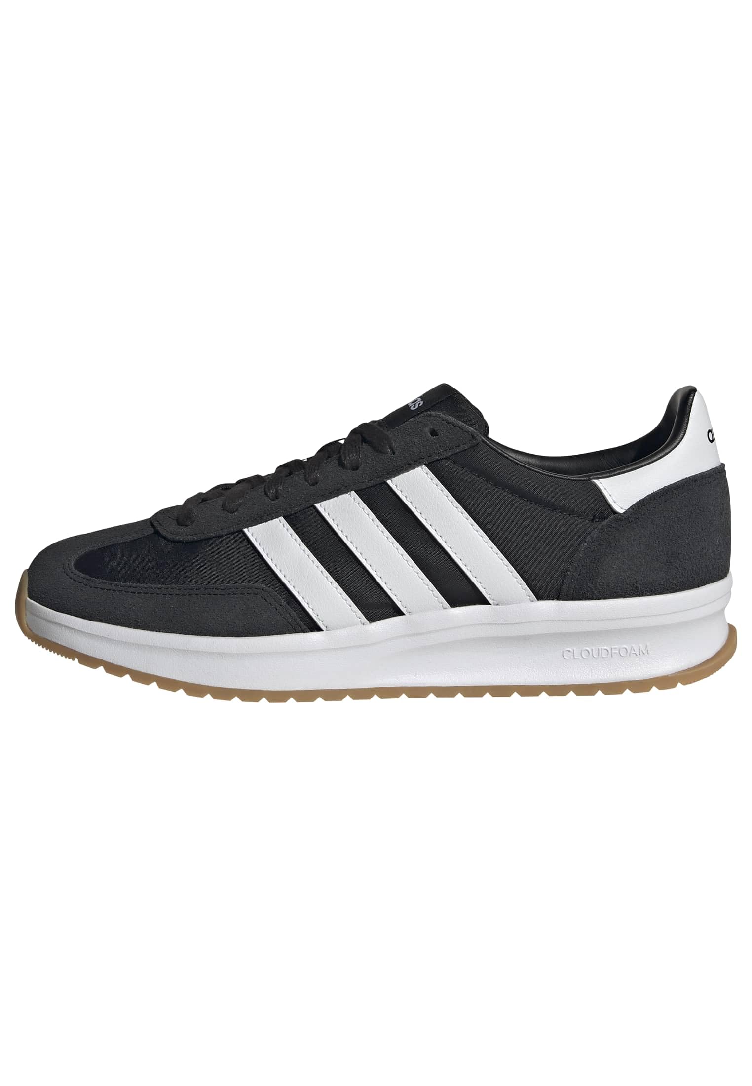 adidas Men's Run 70S 2.0 Shoes, Core Black/Cloud White/Cloud White, 7.5 UK