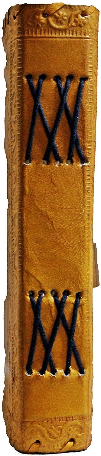 TUZECH Jornal Leather Diary to Write Poems, Notebook Personal Memoir for Office Home Unlined Paper Best Present Art Sketchbook Travel Daily Use with Lock & Key (Yellow, 7 Inches-5 Inches) 1