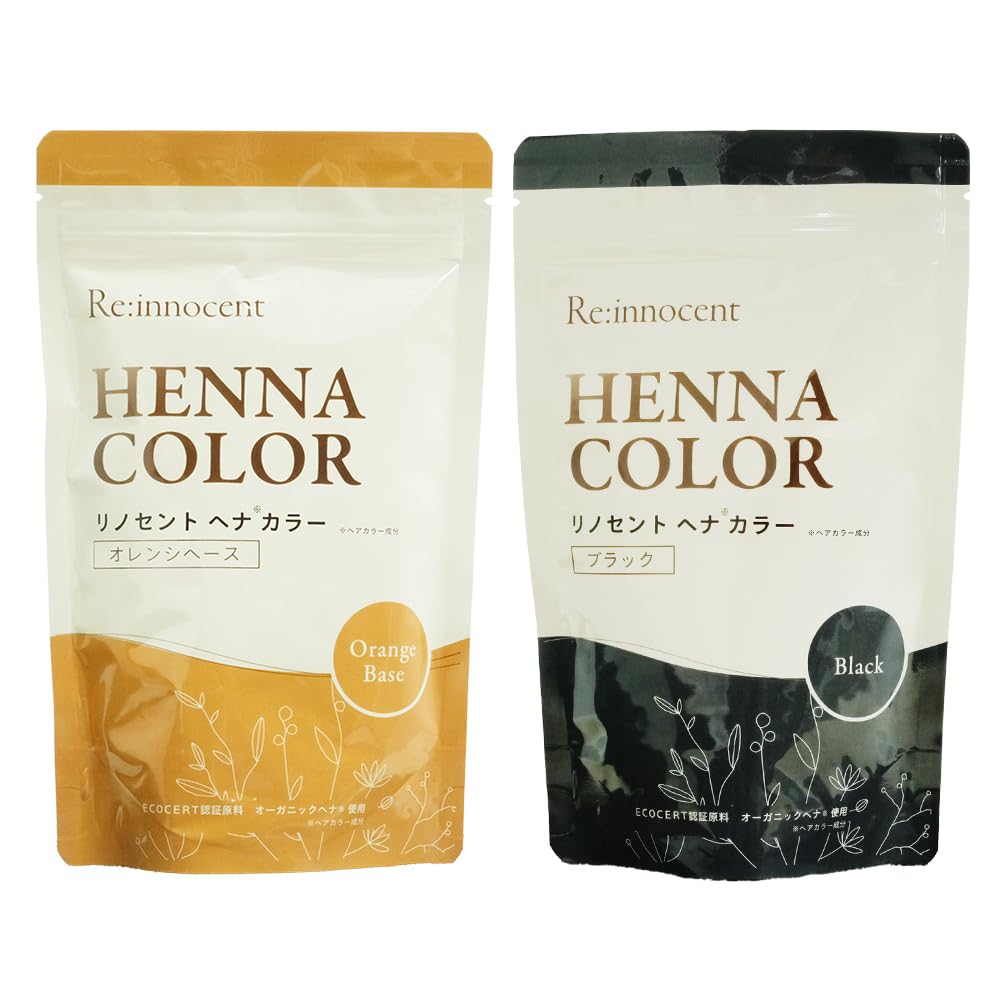 Amazon | リノセント ヘナ 白髪染め 取扱説明書付 匂い控えめ 塗り