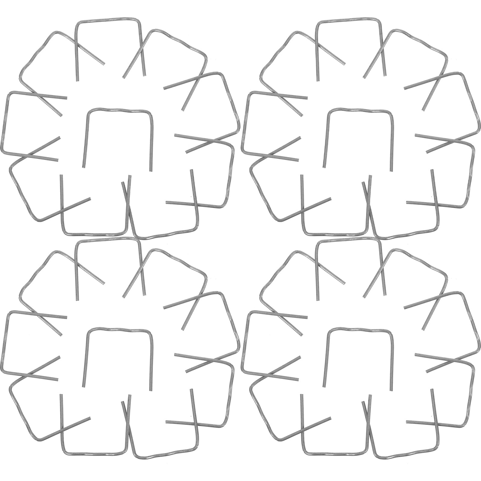 BESPORTBLE 500 Pcs Hot Staples Plastic Welding Repair Hot Staplers Car Auto Bumpers Welding Repair Staplers Plastic Welder Staples Welding Staples Repair Tool Kit for All Cars 0.8 mm