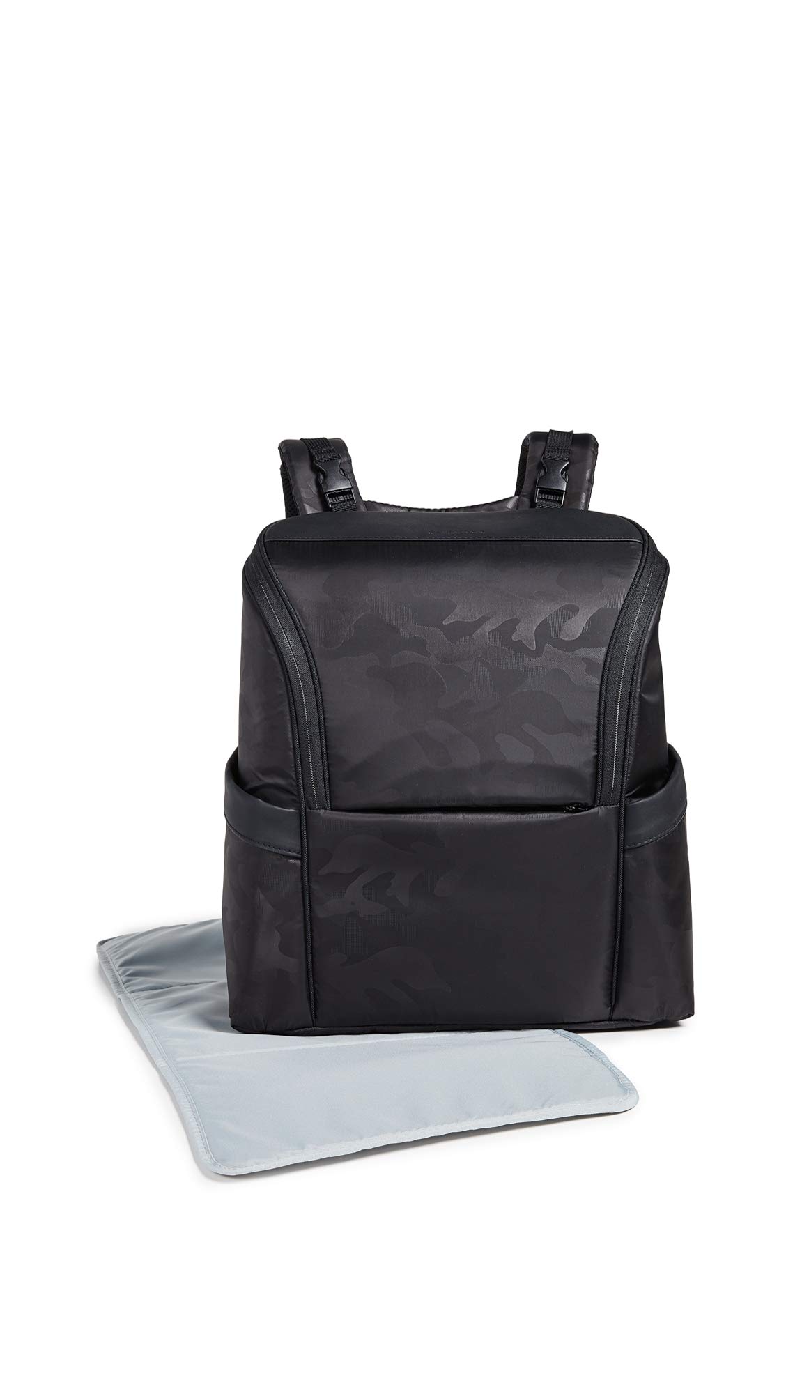 Skip Hop Diaper Bag Backpack, Easy-Access Unisex Bag, Paxwell, Black Camo (Discontinued by Manufacturer)