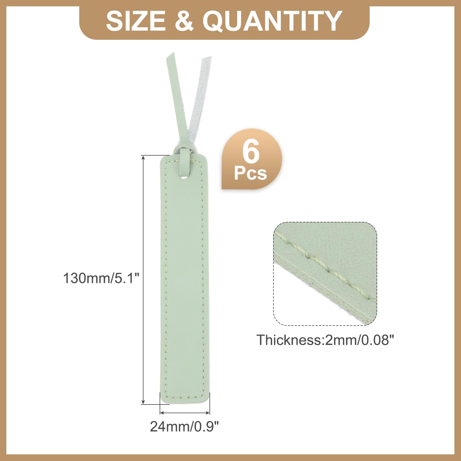 PATIKIL Leather Bookmarks - Image 2