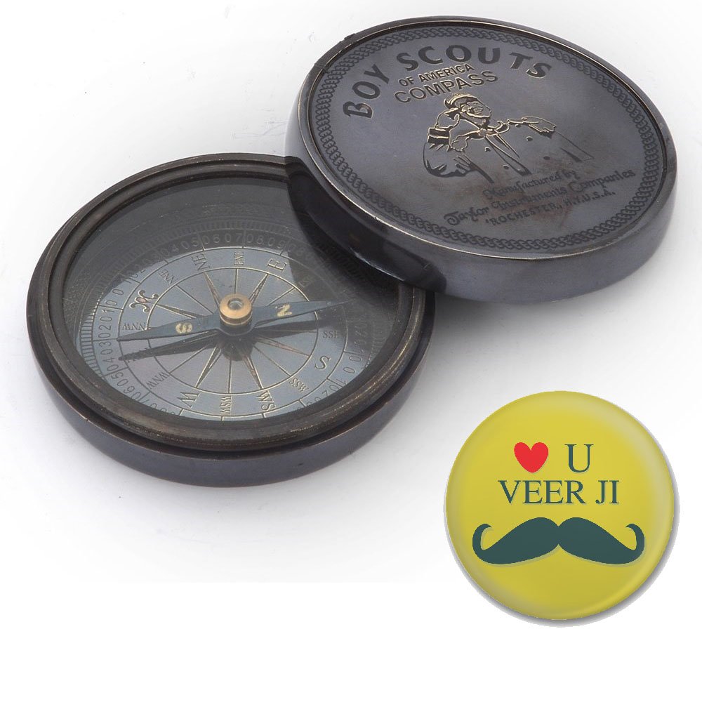 Little India Stylish Boy Scout Direction Compass (Deep Brown,HCF226)-picture-11