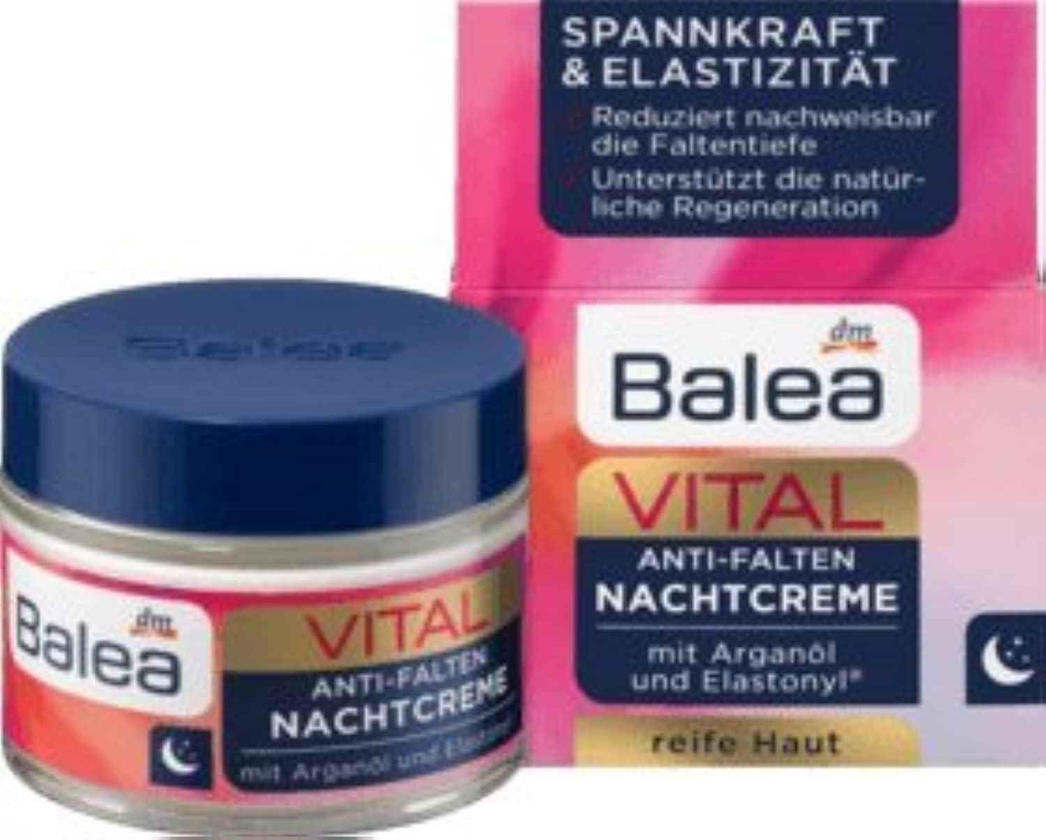 Balea Anti-Wrinkle Night Cream - 50ml, German Product