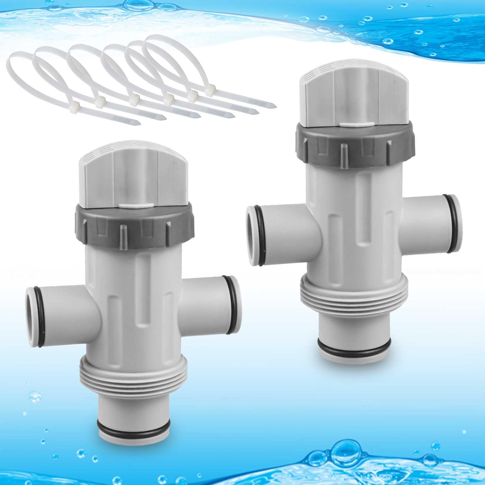 Filterpumpe Ventil Set - Kolbenventile Für Intex Pool Pumpen