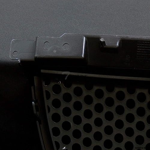 Miniatura 8 de Rejilla de parachoques delantero de malla de agujero redondo negro brillante ABS compatible con GMC YukonXLDenali 07-14