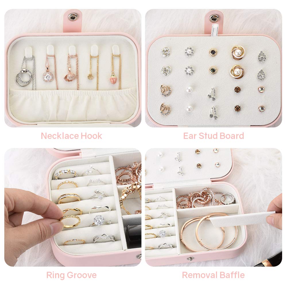 WWS-Mini Boîte à Bijoux De Voyage, Petite Boîte