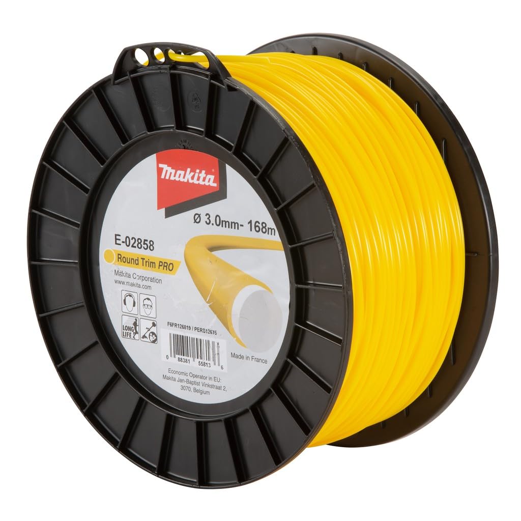 Makita E-02858 - Filo da falciatura rotondo, 3,0 x 168 m