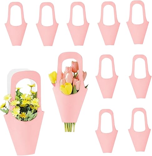 Miniatura 9 de Enorteen 30 bolsas de regalo de papel kraft con asa – Bolsas de regalo de ramo para Acción de Gracias, cumpleaños, bodas y regalos de fiesta