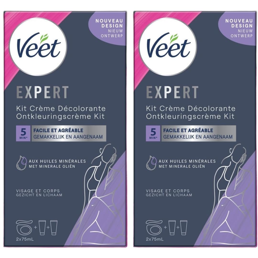 VEET Gesichts- und Körperpflege, 2 Flaschen à 75 ml, 2 Stück