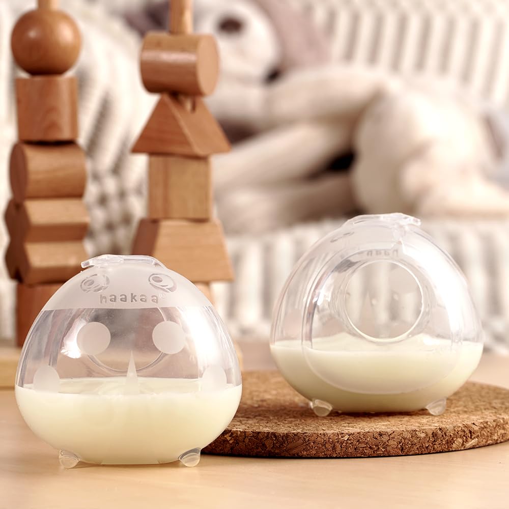 haakaa Coppette Raccoglilatte, Proteggi Capezzolo di Silicone, Materno Coppe Raccoglilatte, Sano e Innocuo, 1 Pezzi (75 ML)