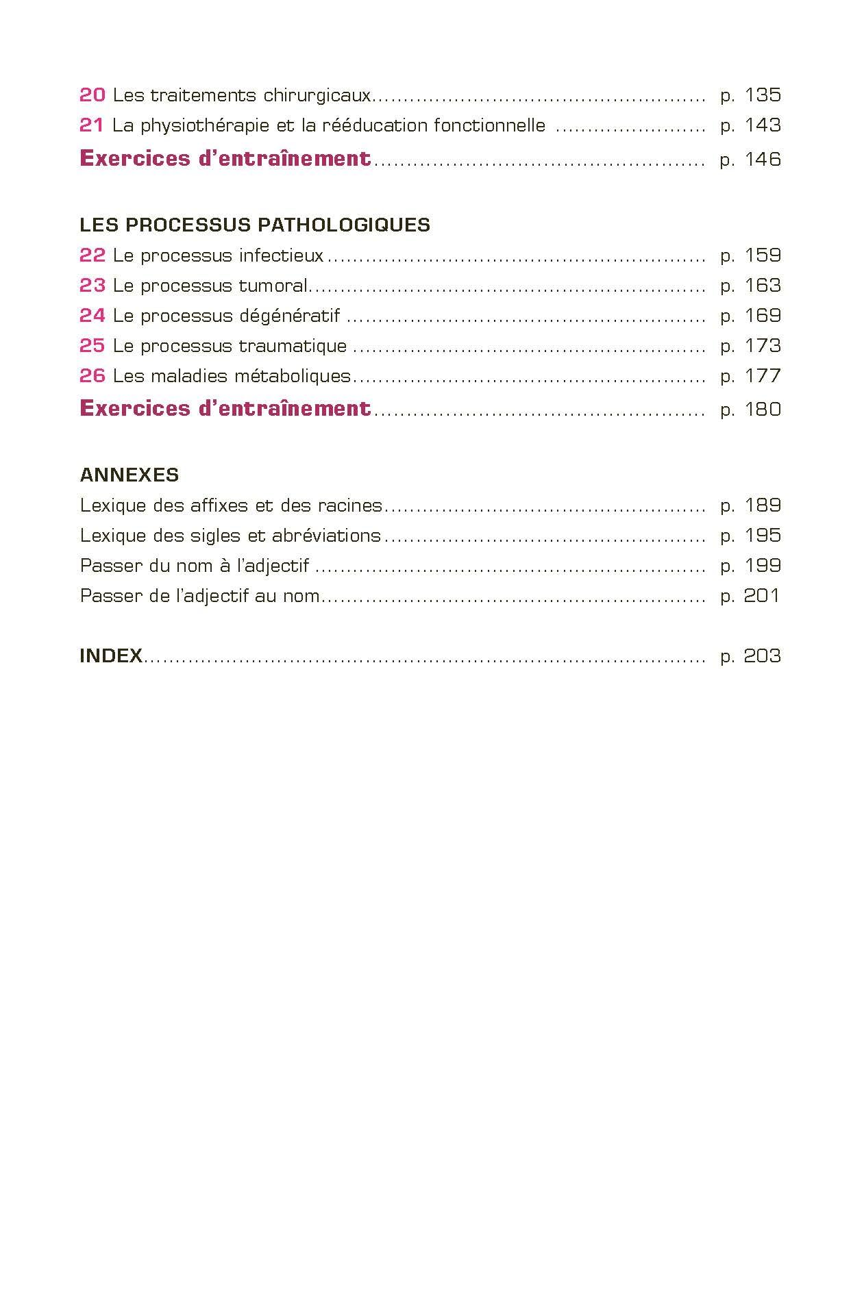 Terminologie médicale et physiopathologie - Ouvrage de référence