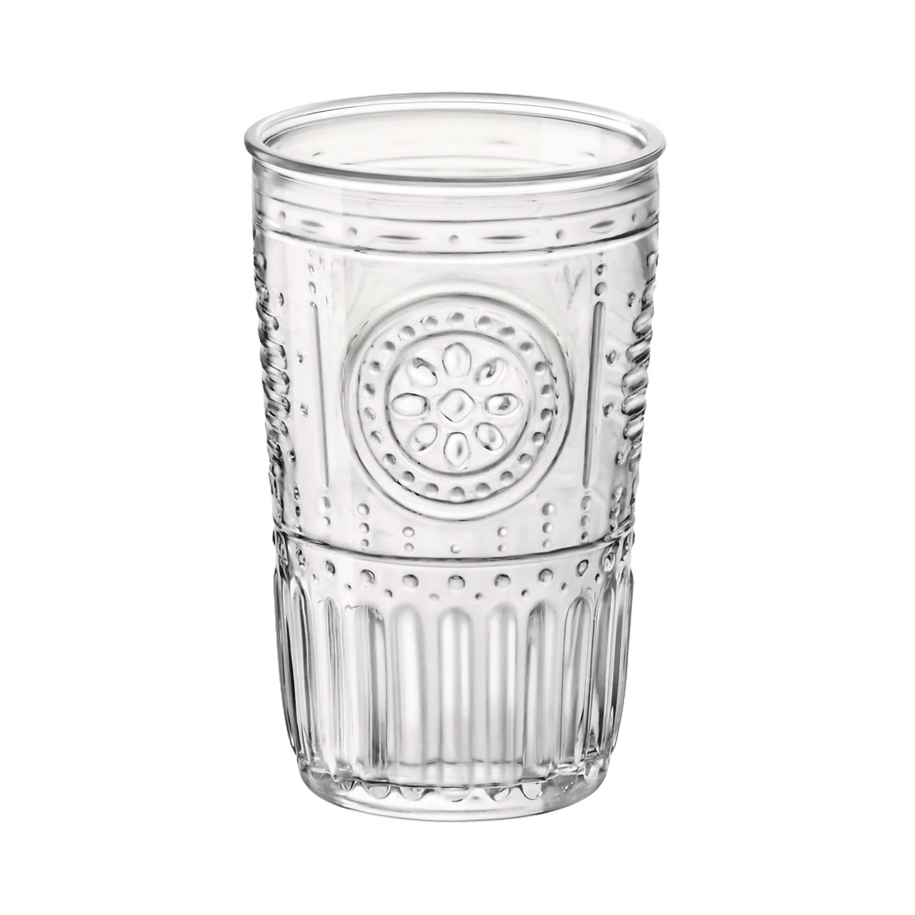 Bormioli Rocco Romantic - Highballgläser für Cocktails - Schliff im Vintage-Stil - italienisch - 475 ml - 12er-Set
