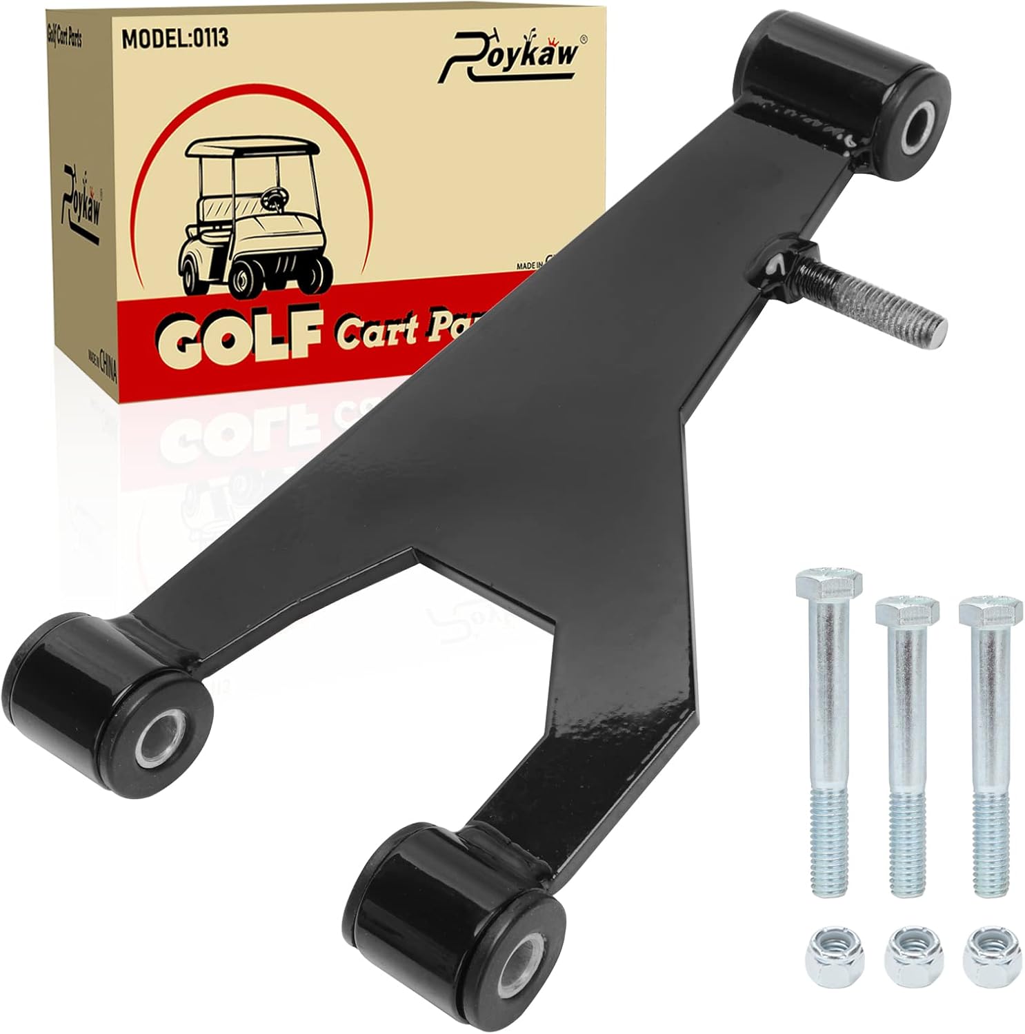 Roykaw Club Car DS Delta A-Plate Sub Assembly Control Arm for 1993-Up Gas & Electric Golf Cart Models, Replaces OEM # 1016353