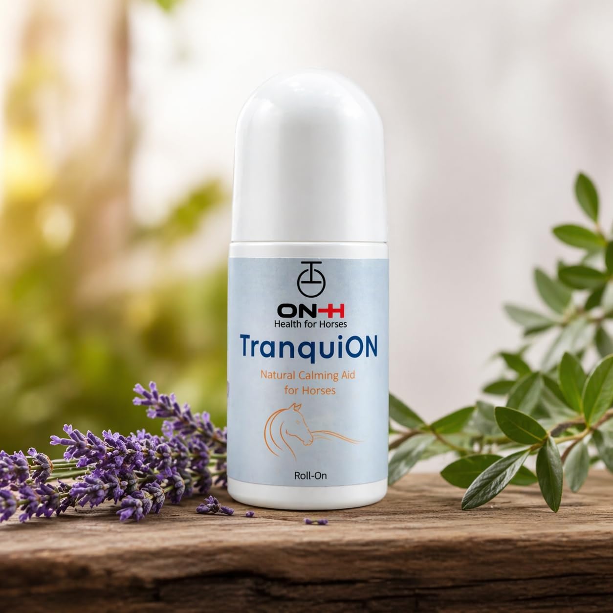 ON-H TranquiON Roll-On per Cavalli | Gel Rilassante Naturale Antistress | Applicazione Localizzata - Ideale Prima di Trasporto, Gara e Lavoro | azione Calmante senza Sedazione | Uso Quotidiano