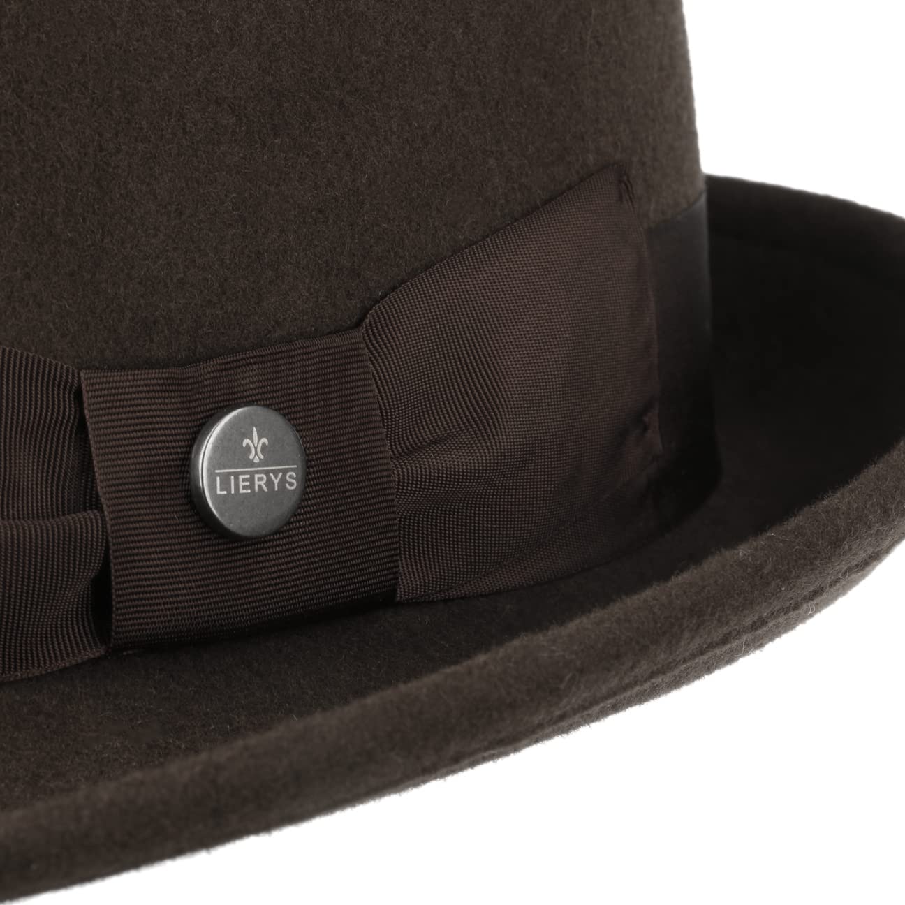 Lierys Classic Wool Trilby Chapeau Felt Wool Unisex Outdoor Travel Band Summer Winter