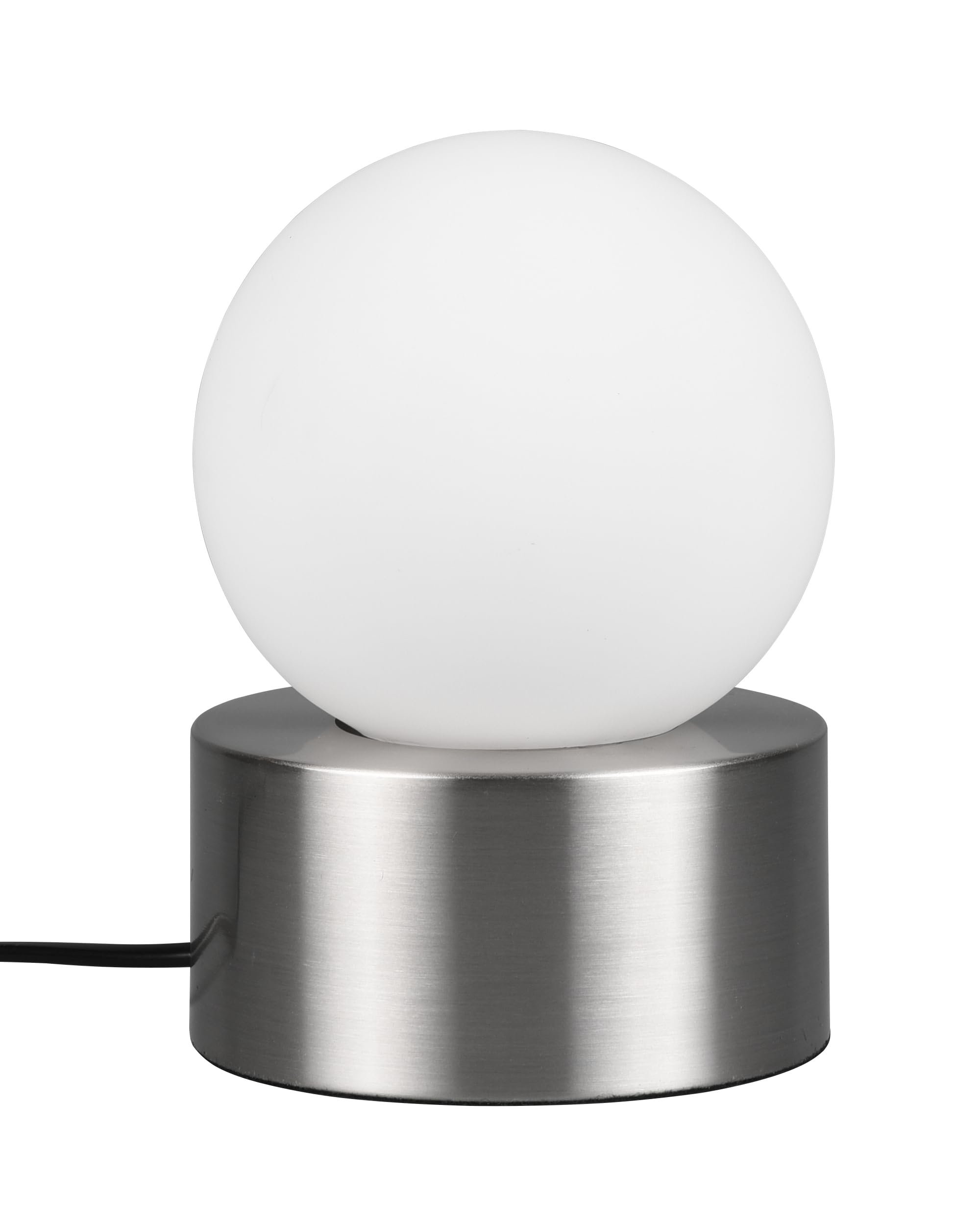 Reality Leuchten LED tafellamp Princess R52551908, metaal messing mat, glas opaal wit mat, incl. 3 Watt LED, 10 x 10 x 13 cm Reality Leuchten LED tafellamp Princess R52551908, metaal messing mat, glas opaal wit mat, incl. 3 Watt LED, 10 x 10 x 13 cm