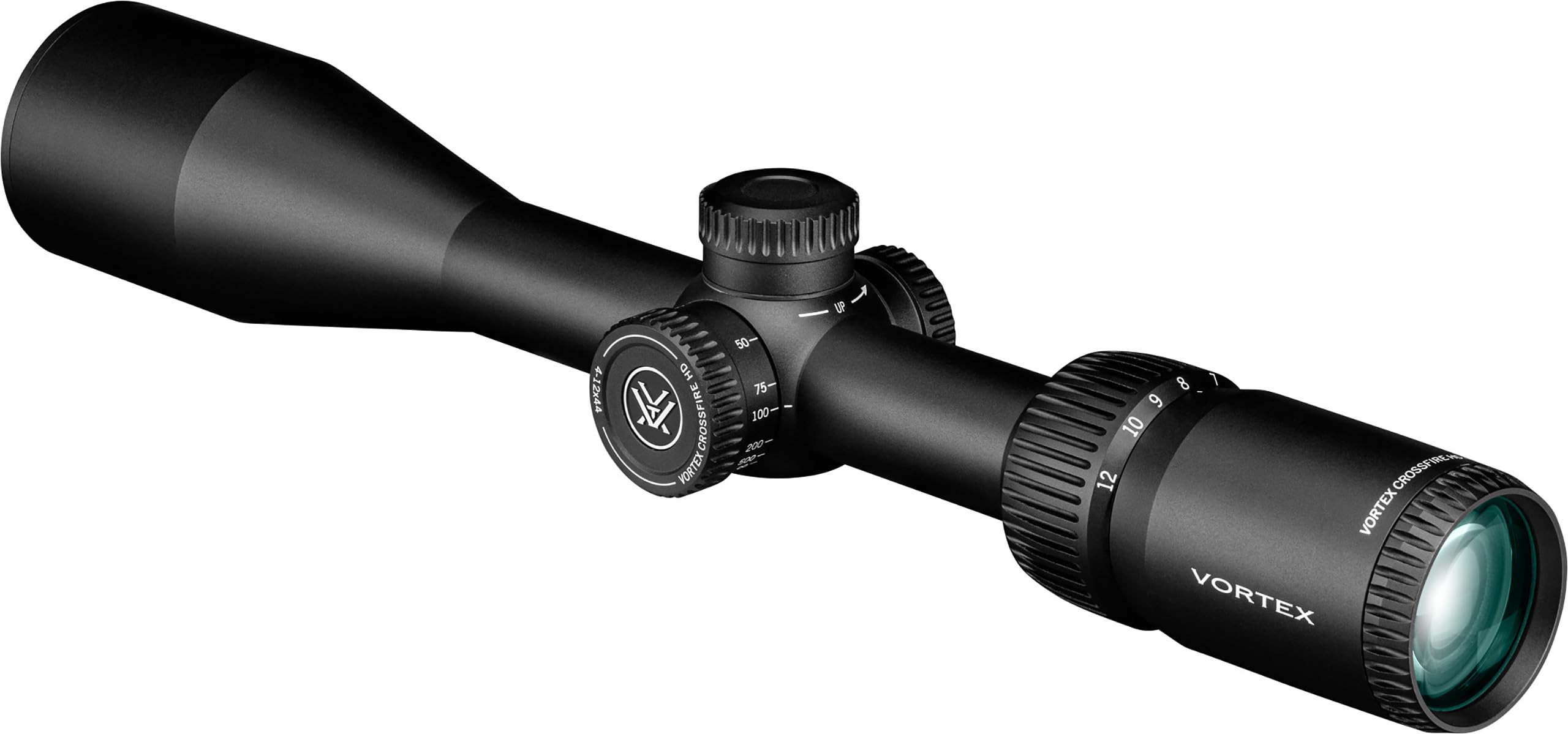 Vortex Crossfire HD 4-12x44 Second Focal Plane, 1-inch Tube Riflescope - Dead-Hold BDC MOA Reticle