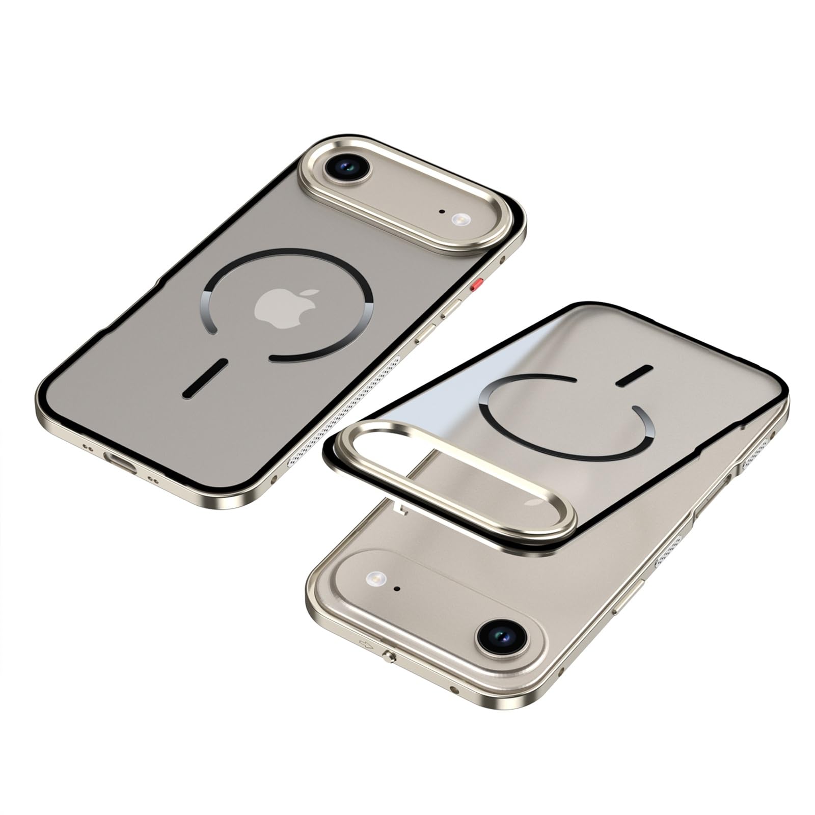 Bumper aluminium iPhone 17 Pro Max style Titanium et dos mat premium - 7