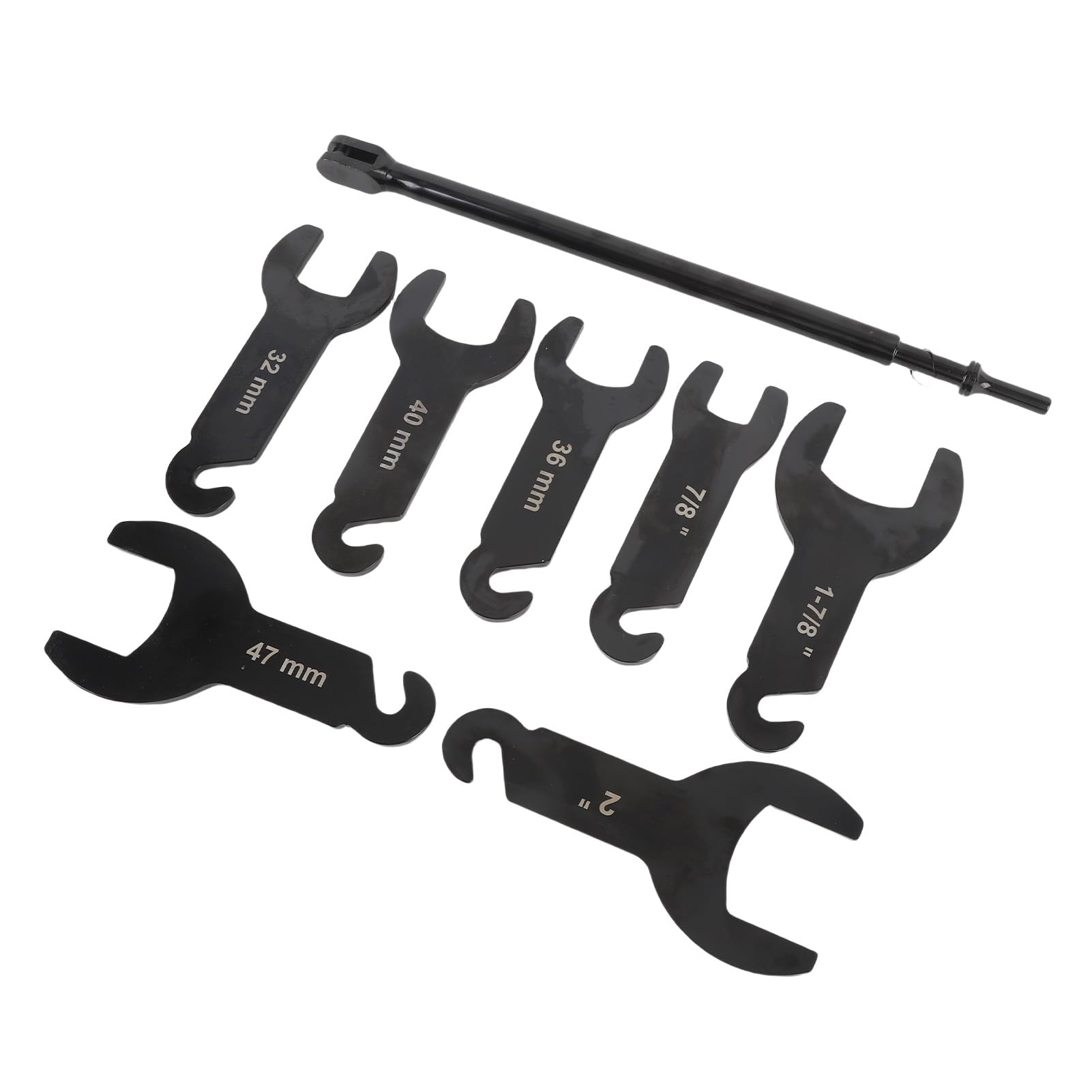 Yctze 32mm 36mm 40mm 47mm 7/8 Pollici 1-7/8 Pollici da 2 Pollici da 2 Pollici Set di Servizi Pneumatici con Manico Lungo 17 Pollici per Camion SUV, Kit di Attrezzi in Acciaio nella