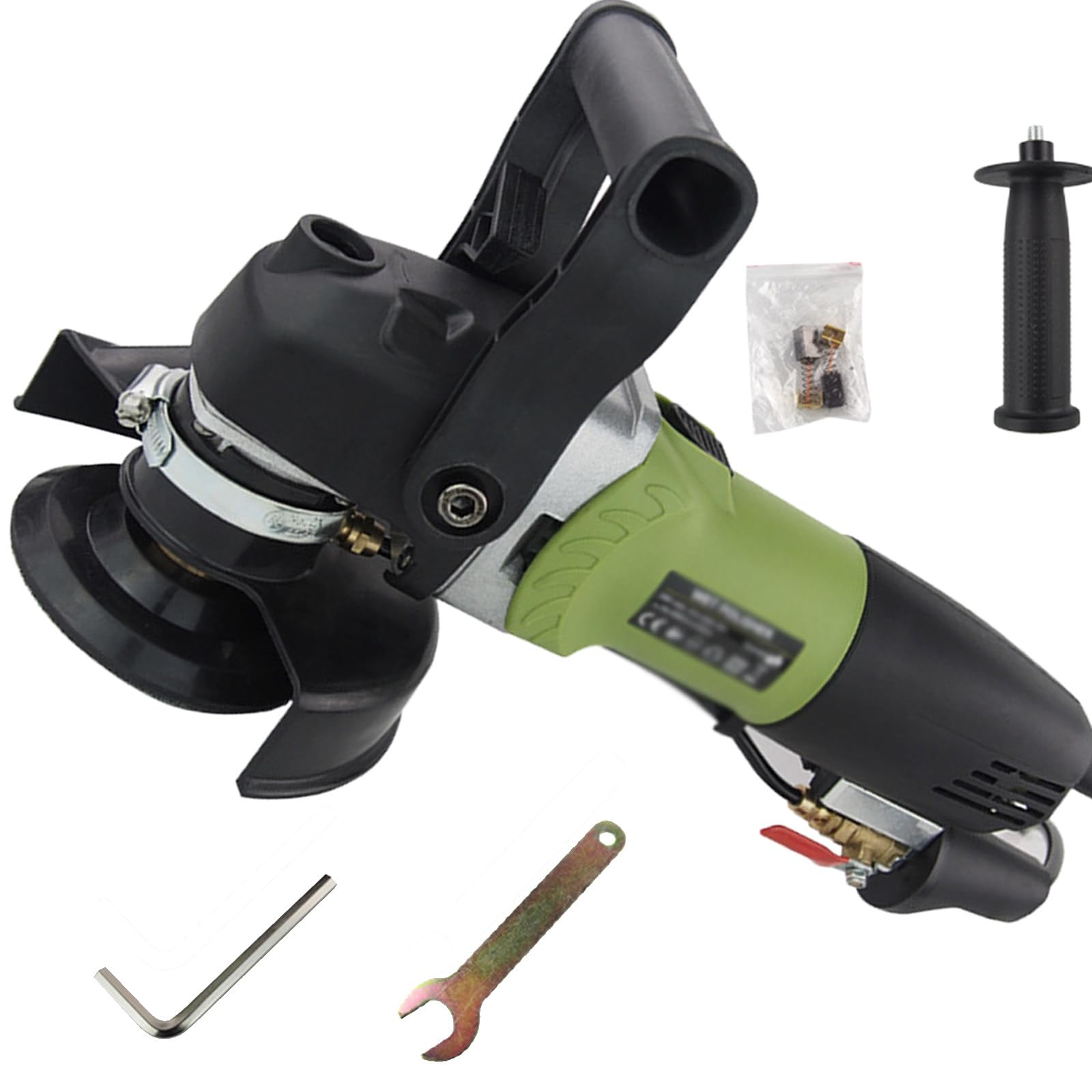 Sjyclaviger Grinder Sander Variable Speed, Wet Polisher, Machine φ125mm Concrete Grinder Polisher Grinder, For Granite Marble Concrete Stone Countertop FloorTile Lower-A