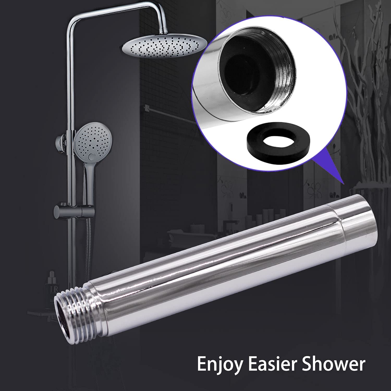 AOPOY Regendusche 12 Inch 360° Adjustable Shower Head, 30 X
