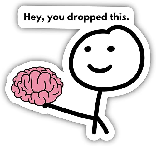 Miniatura 1 de Calcomanía con texto en inglés "Hey You Ddrops This", divertida pegatina sarcástica, calcomanía para laptop, calcomanía para botella de agua,