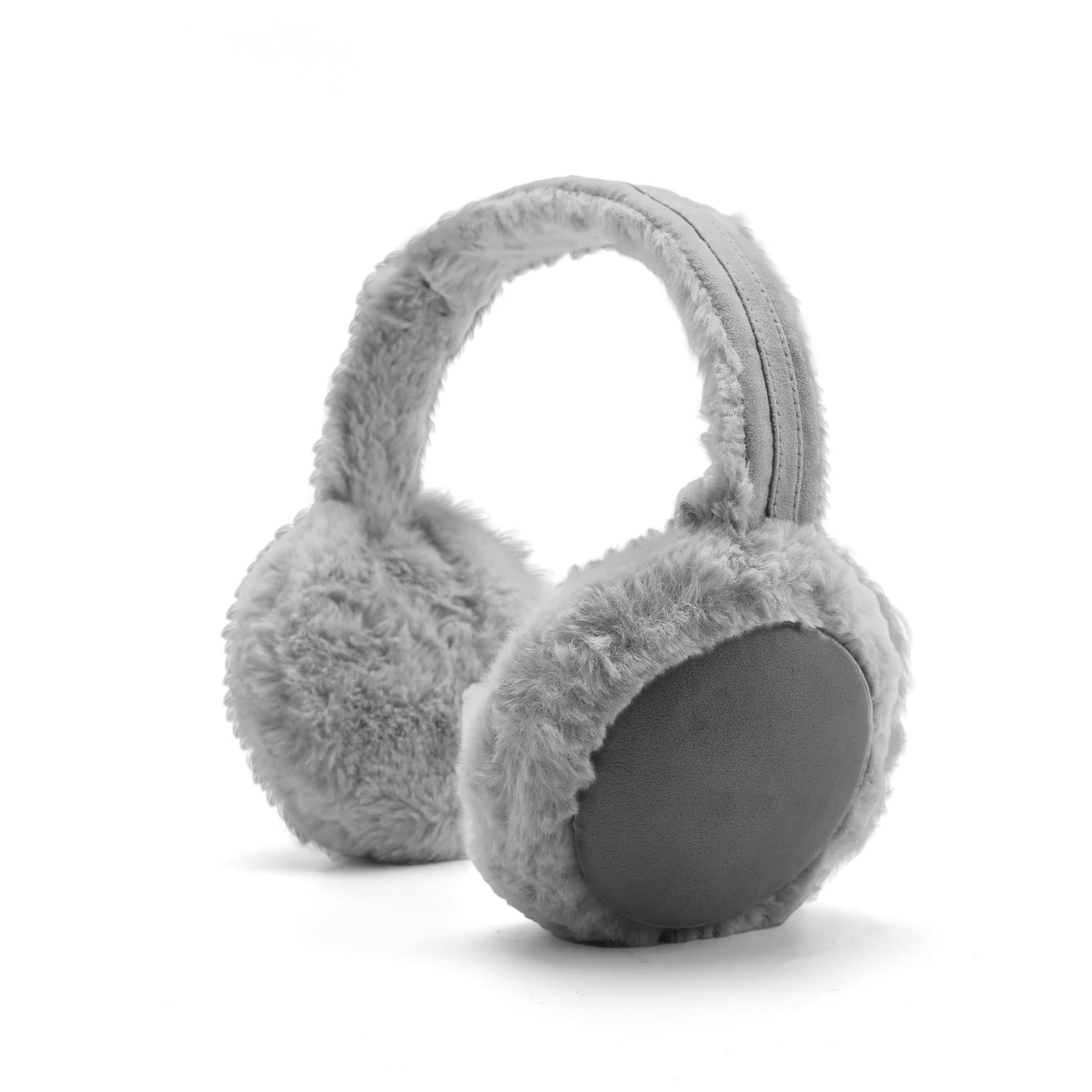 DERCLIVE Earmuff Winter Folding Warm Earwarmer Furry Earmuffs Ear Covers Warmer for Women Girls