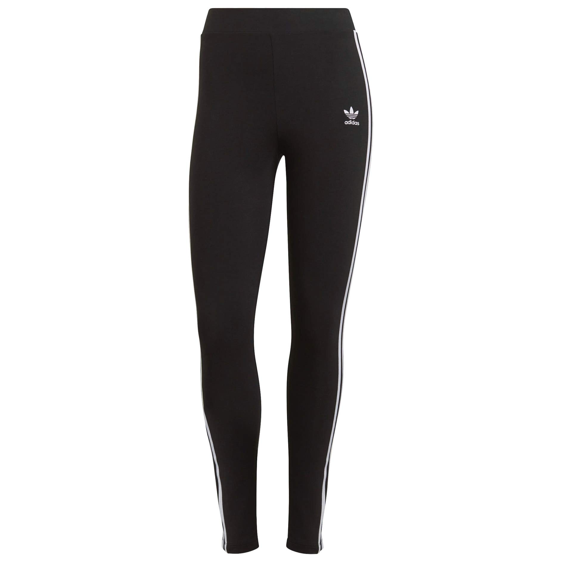adidas Originals womens 3-stripes Leggings Tights, Black/White, X-Small US