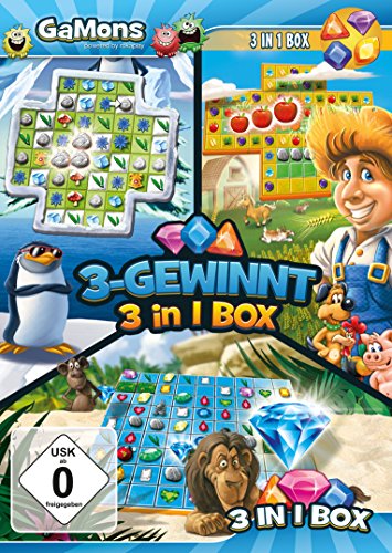 Preisvergleich Produktbild GaMons - 3-Gewinnt 3 in 1 Box (PC)