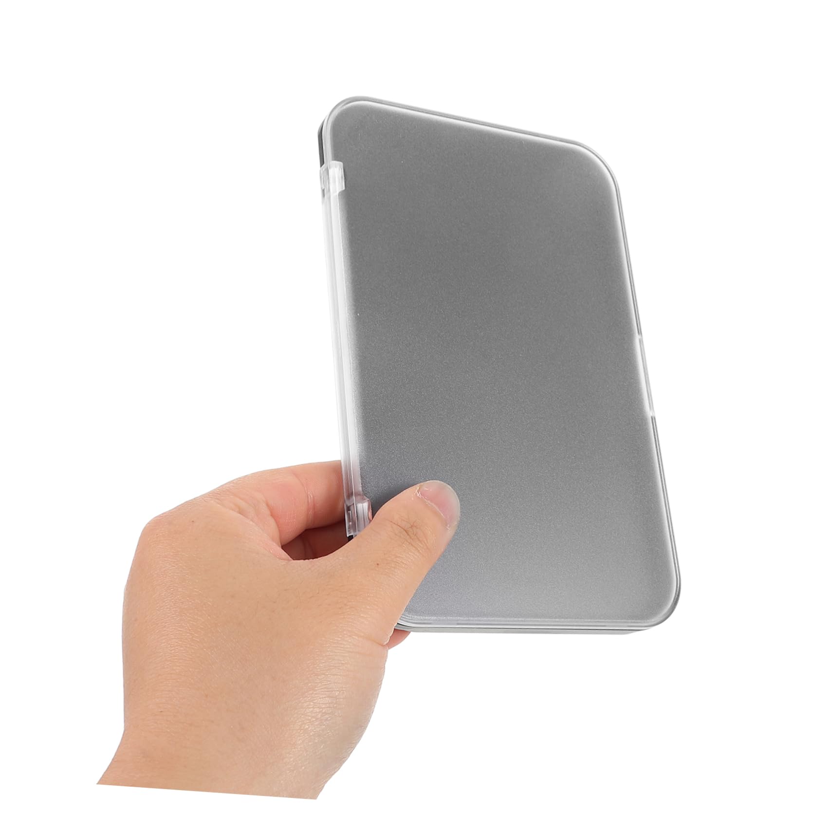 minkissy 3pezzi Palette Magnetica Vuota da Contenitori Magnetici per Ombretti e Fard Scatola Portaoggetti per Cosmetici Fai da Te con Coperchio Trasparente