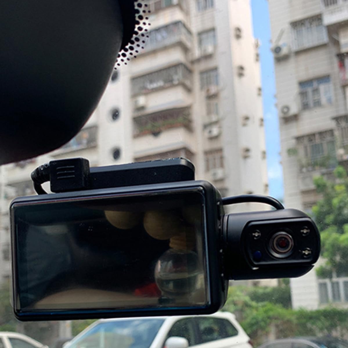 Dvr para Coche Cámara Delantera y Trasera, Pantalla 3 Pulgadas