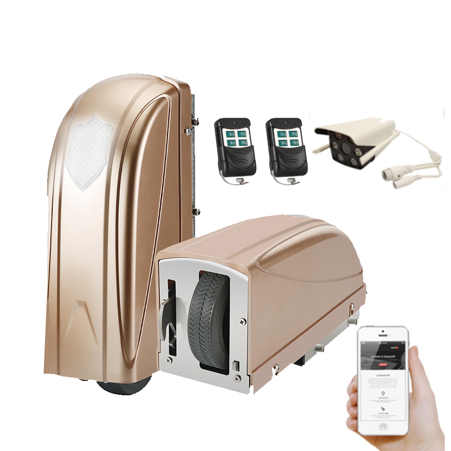 Ouvre-porte électrique 1400 tr/min avec fonction anti-pincement active