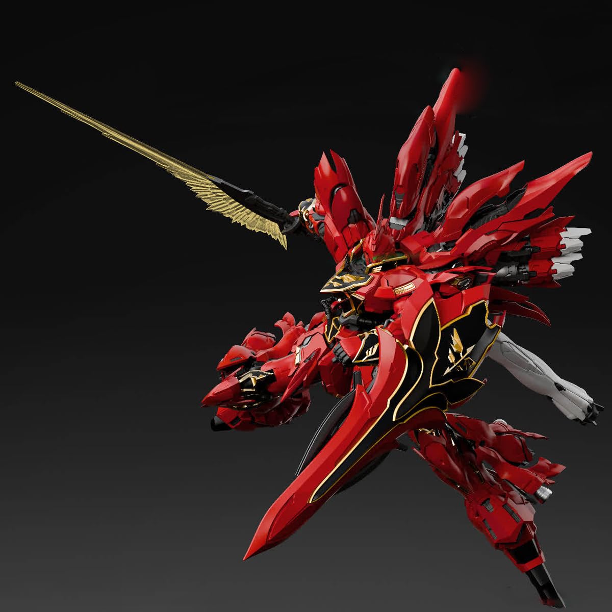 HiPlay Comet Tech 1/100 Crimson Triple Speed Sinanju MSN-06S Assembly Model Kits