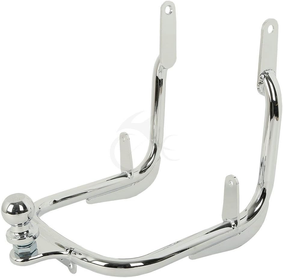 TCT-MOTORPARTS Chrome Trailer Hitch Tow Receiver Fit for Harley Road King Electra Glide 2009-2013; Street Glide Special FLHXS 2009-2023; Ultra Limited FLHTK 2010?013