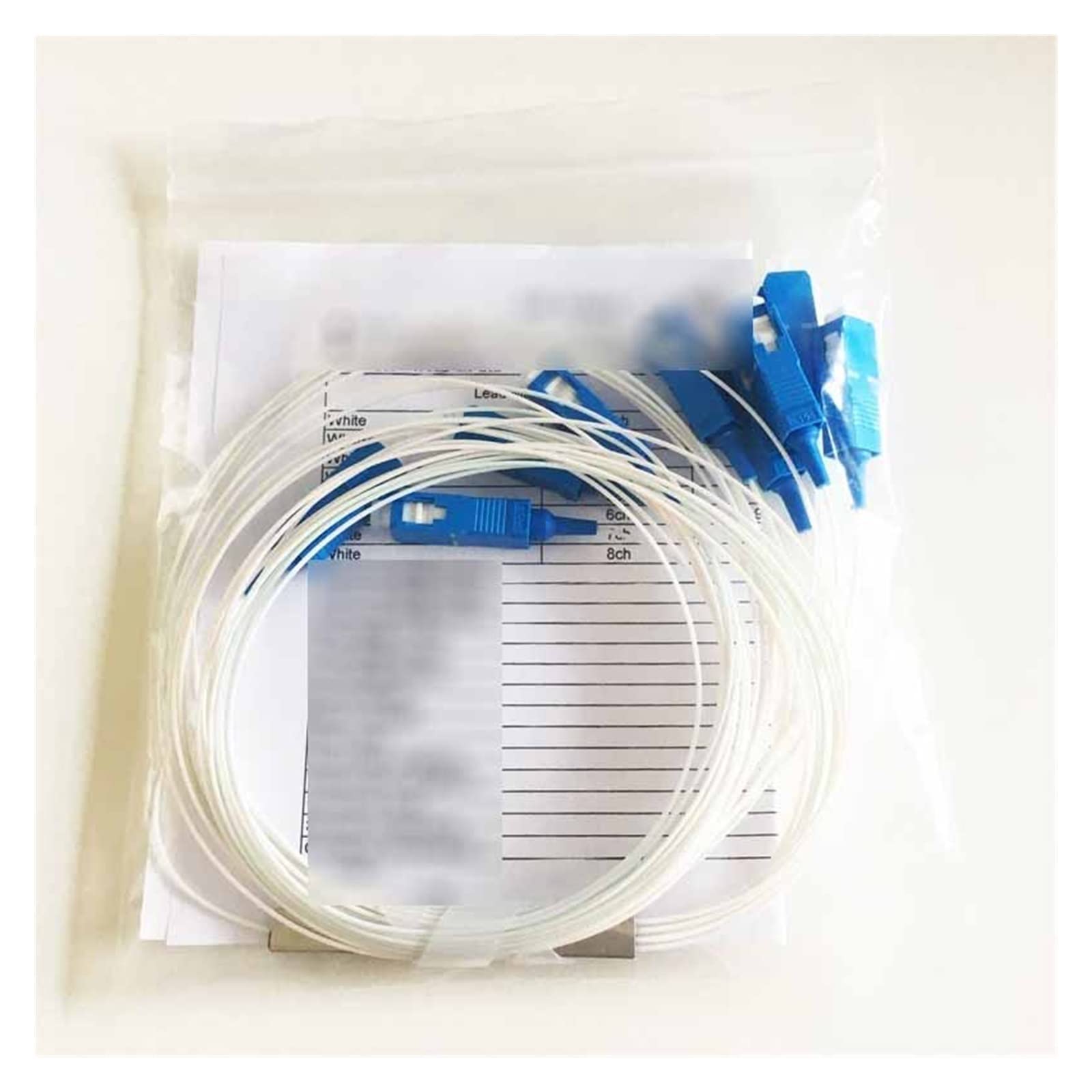 20pcs 1X8 PLC Splitter/Fiber Optic PLC Spliter/Planar Lightwave Circuit Splitter SC/UPC SC PC