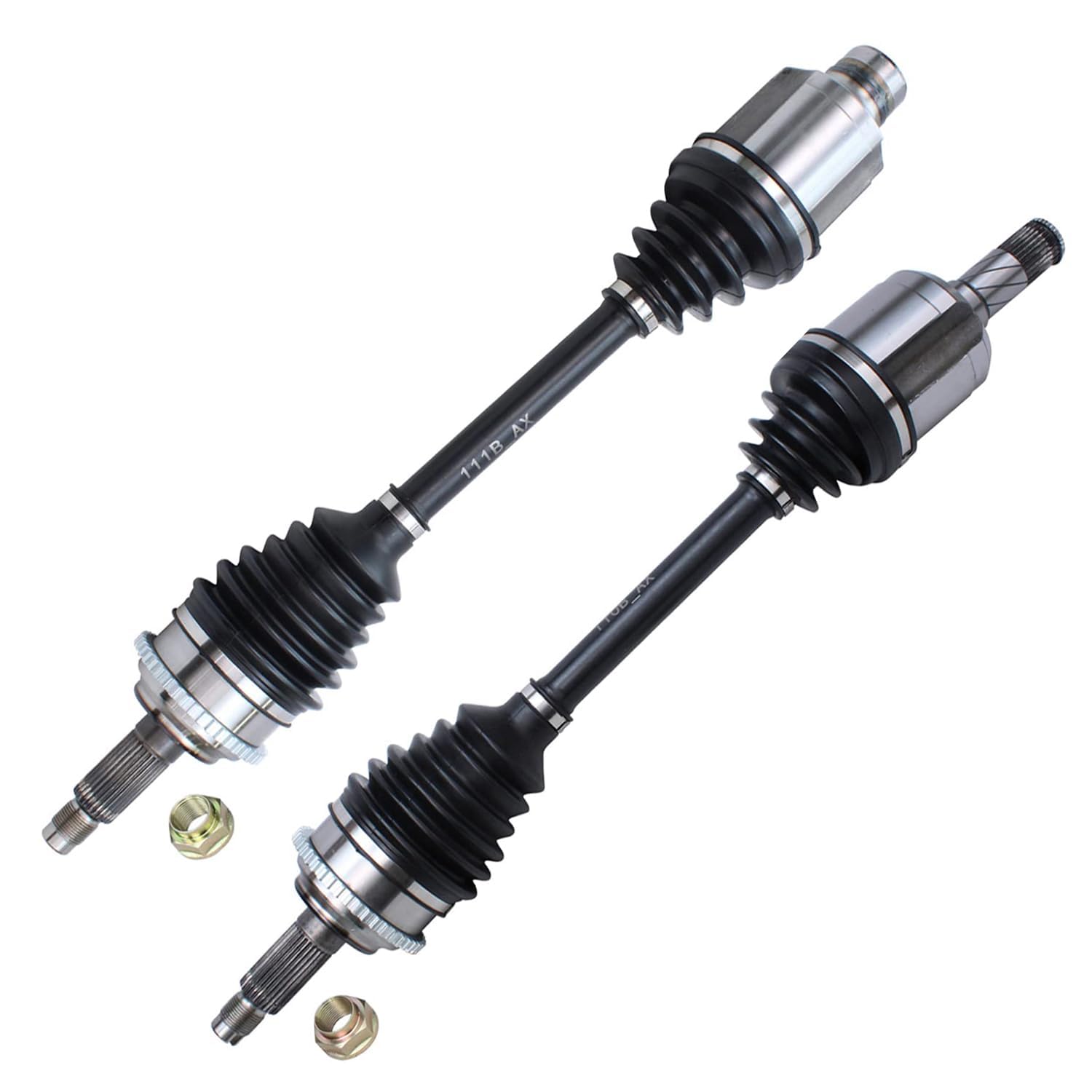 Detroit Axle - 4CYL 2pc Front CV Axles for 2006-2009 Ford Fusion