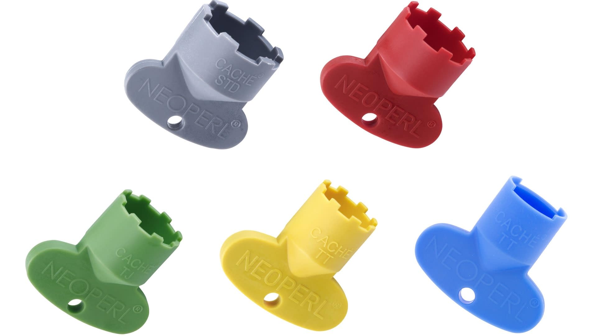 Clés de robinet cachées Neoperl : lot de 5 outils indispensables pour aérateurs