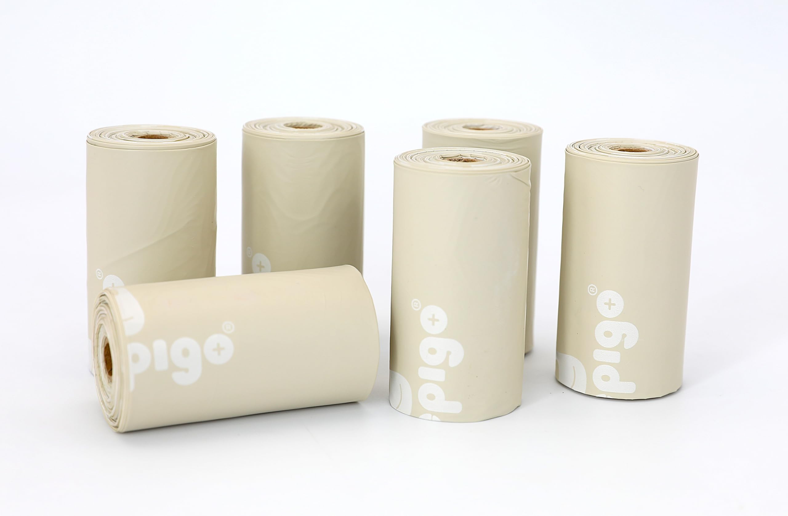 Bolsas de pañales compostables de desecho, 6 rollos a prueba de fugas, eliminación rápida y cómoda de pañales, artículos esenciales para bebés, bolsas de basura ecológicas, bolsas desechables para