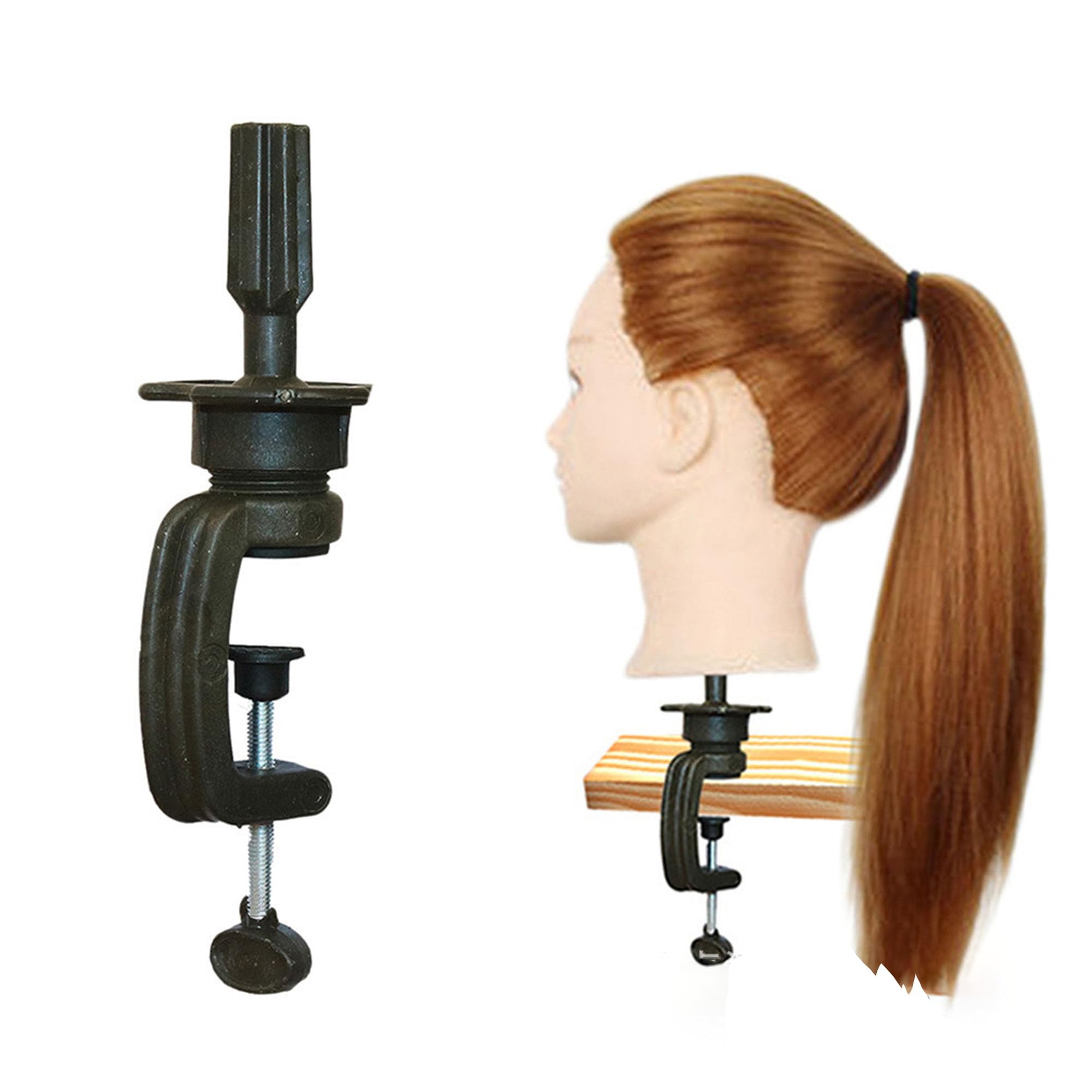 FGXY Cabeza Modelo De Peluquería, Juego De Accesorios De Peluquería, Herramienta De Entrenamiento De Diseño De Peluquería, Adecuada Para Peluquerías Para Principiantes (Dorado) — view 7