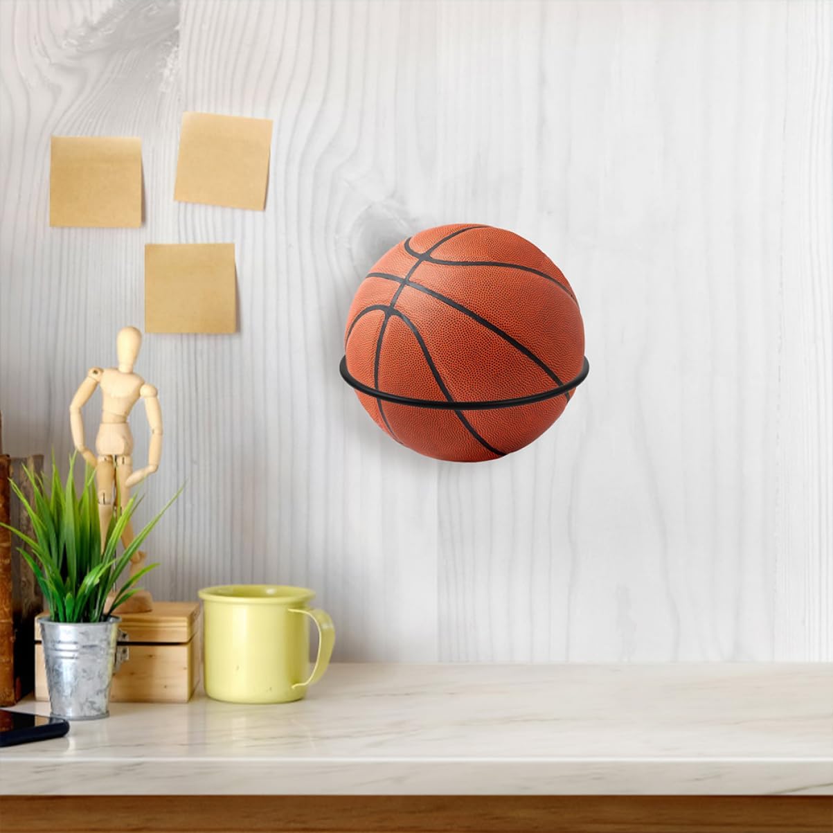 BESPORTBLE Helmet Ball Bracket Storage Rack Display Stand Inground Basketball Hoop Mall Balls Showing Racks Outdoor