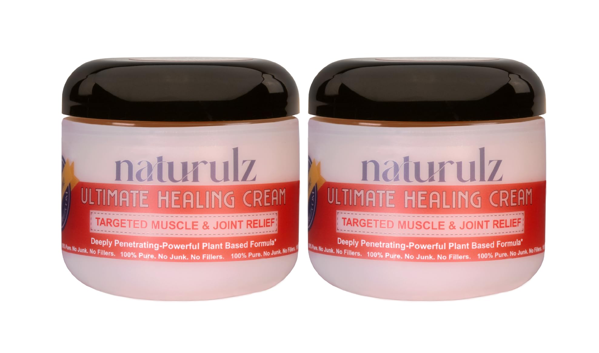 Naturulz Ultimate Healing Cream 4oz Bundle & Save – Plant-Based Topical for Daily Relief of Soreness, Stiffness & Discomfort in Back, Shoulder, Knee, Neck & Foot, Lightweight, Clean Ingredients