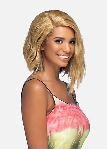 Miniatura 2 de Vivica A. Fox REESE, pelo sintético, peluca de encaje natural para bebé, color P2216, color piano, marrón claro, platino, rubio rojizo mezclado