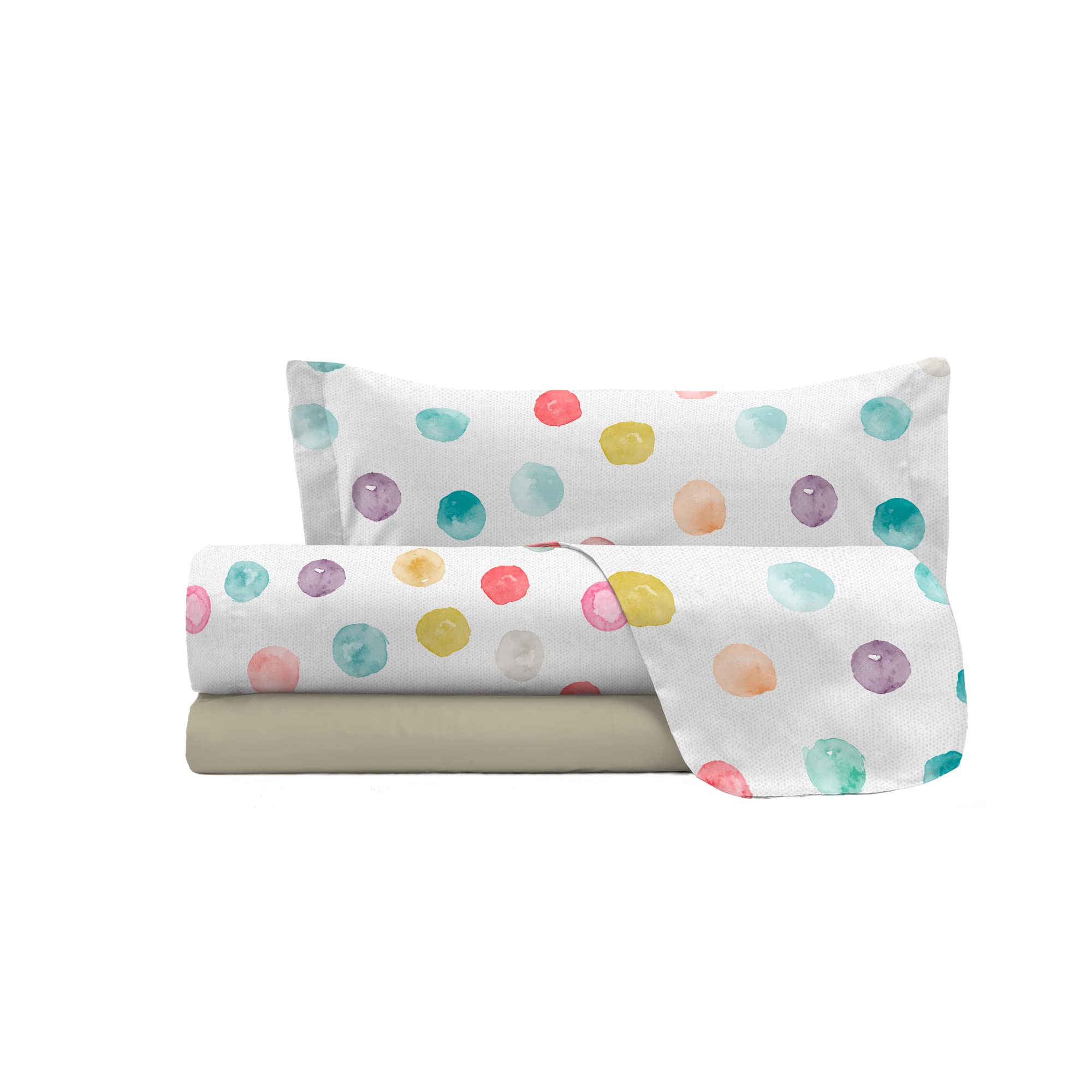 Fashion Bed Sheet Set, Made in Italy, Soft Microfibre Bed Set, Fitted Sheet - Image 3