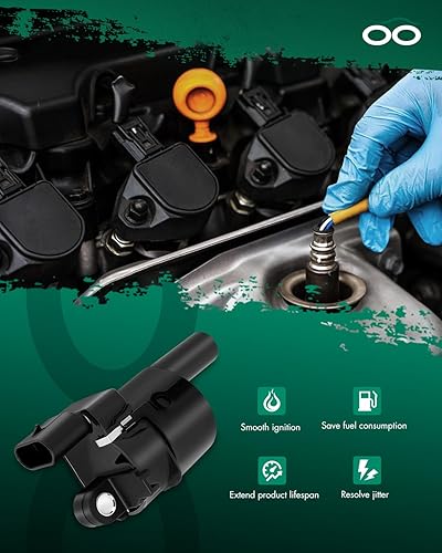 Vista 831 de SCITOO 1 bobinas de encendido con 4 bujías de iridio para Chevrolet 2011-2015 Cruze 1.4L 2016 Cruze Limited 1.4L 2012-2020 Sonic 1.4L 2013-2021 Trax