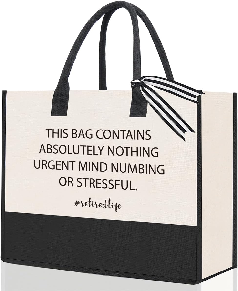 PKW Retirement Gift for Woman Retirement Tote Bag Retiredlife